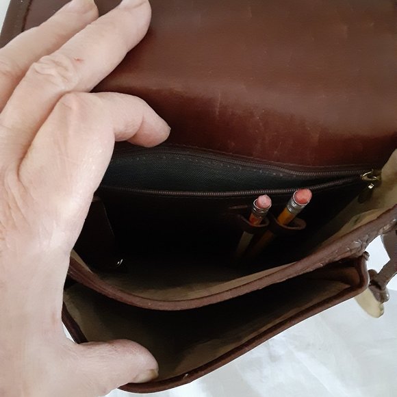 Vintage croc alligator cross body bag Brahmin - Picture 14 of 16